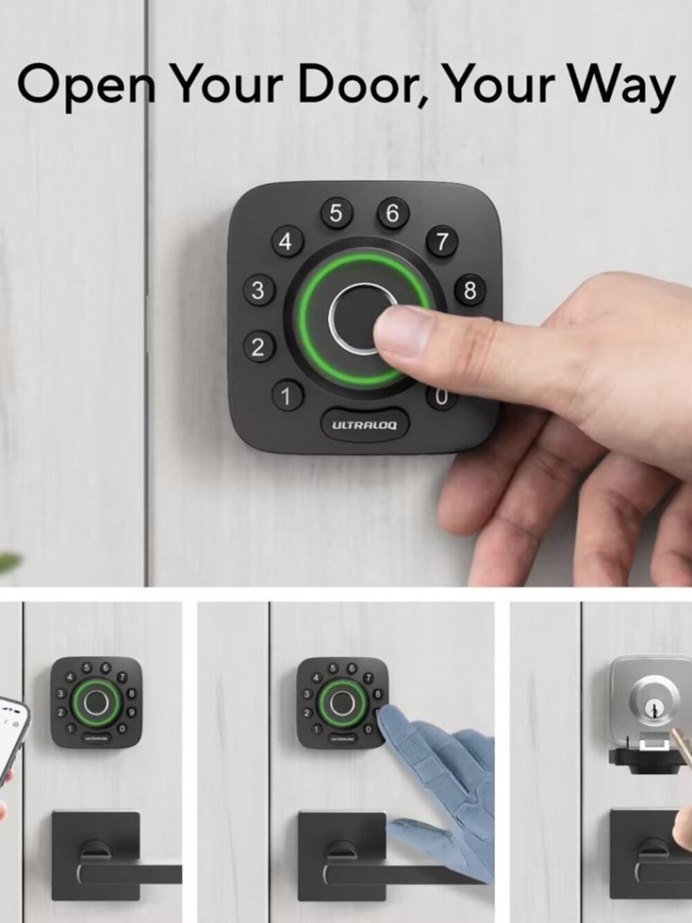 ULTRALOQ U-Bolt Pro Smart Deadbolt Door Lock